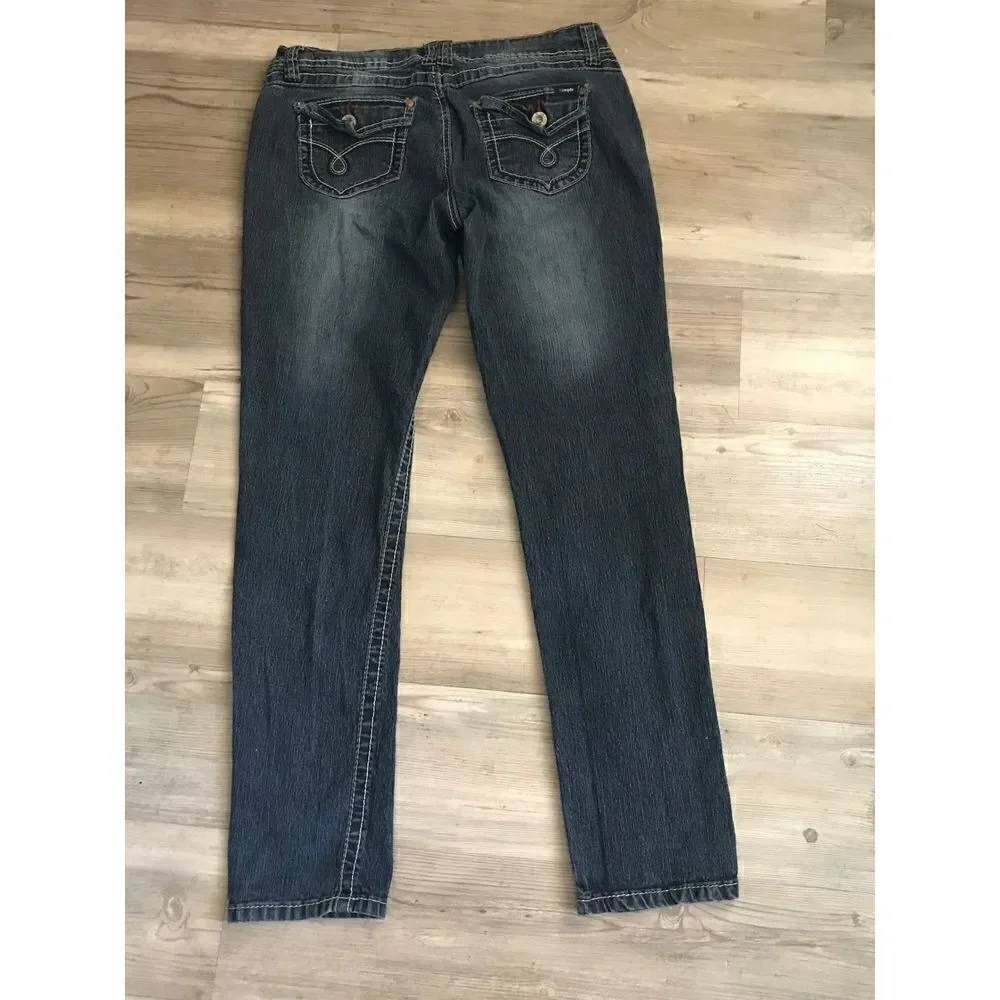 Nice Dark Denim Angels Straight Leg Jeans~Juniors Size 11